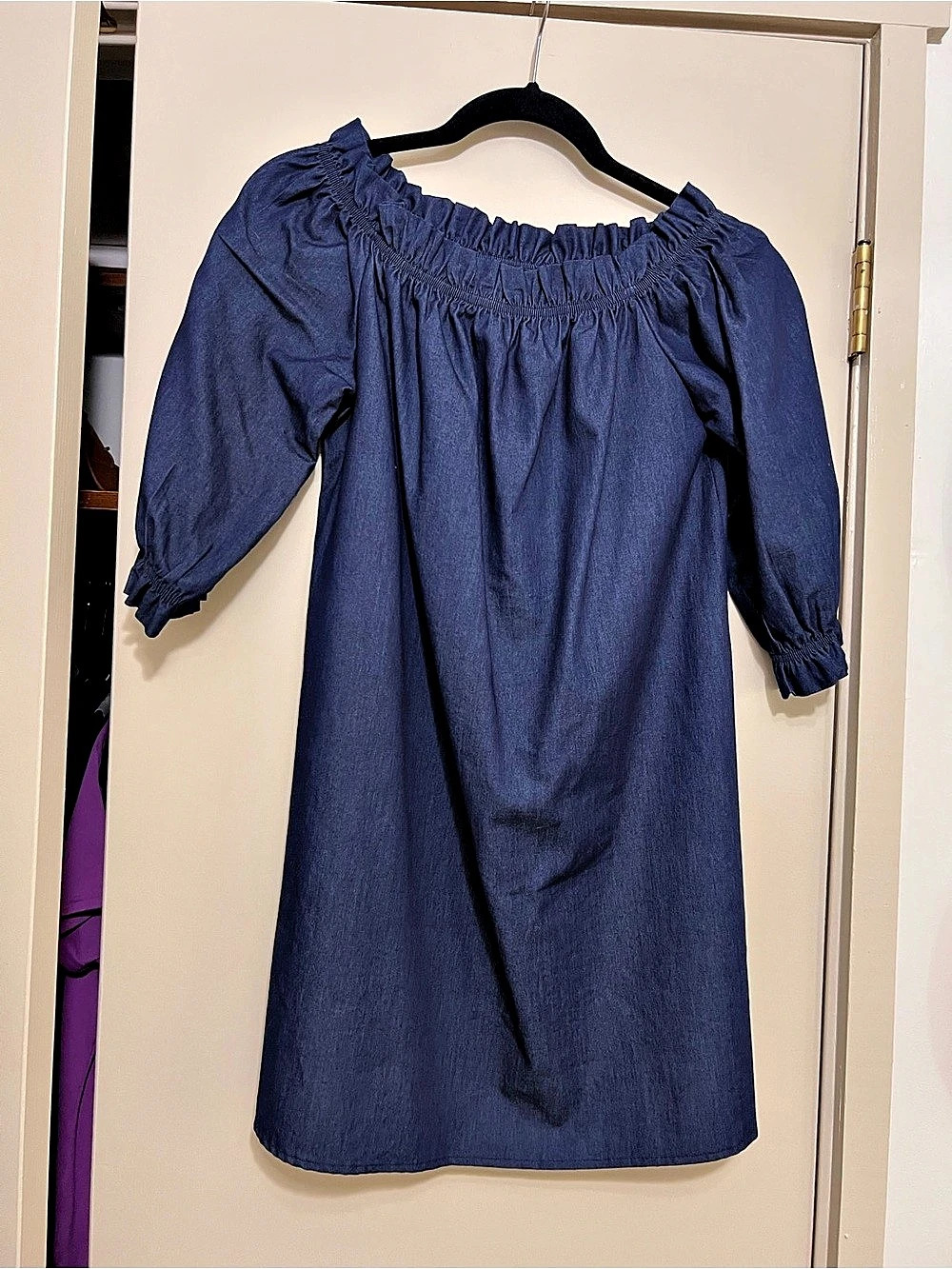 2 Hearts Mini Dress in Blue Size Large